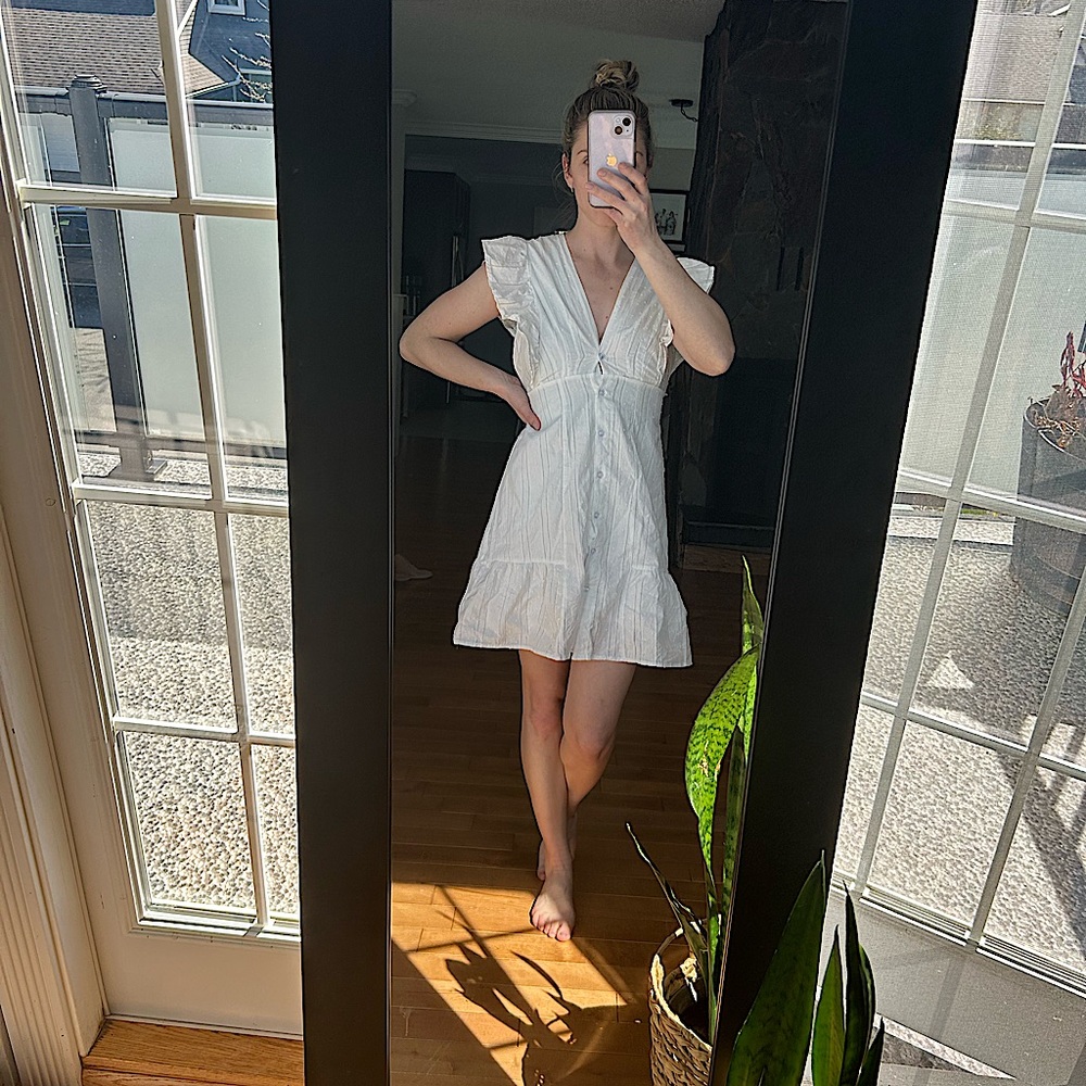 White summer dress